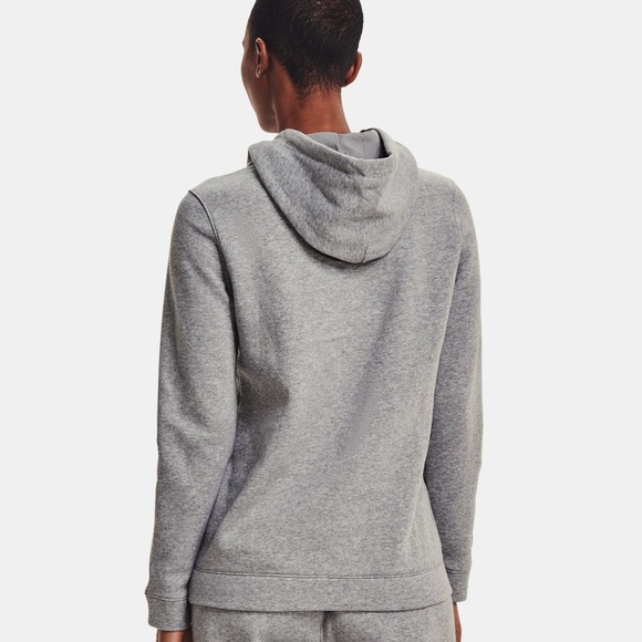 Under Armour Ladies Hustle Pullover Hooded Sweatshirt - Picture 2 of 6